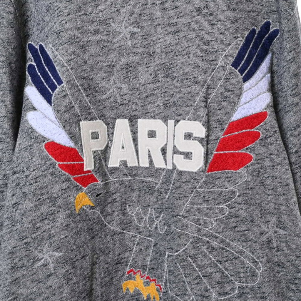 Bwgh | Paris | Large | Embroidered Sweatshirt